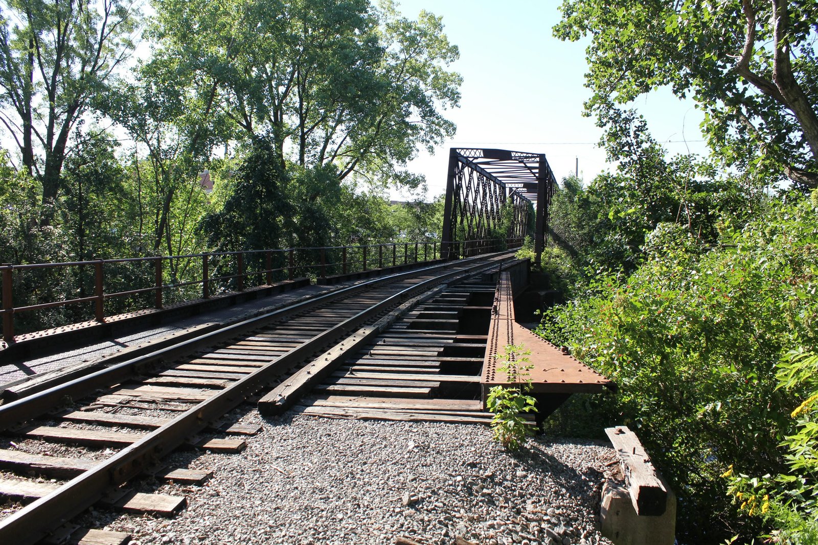 Looking south